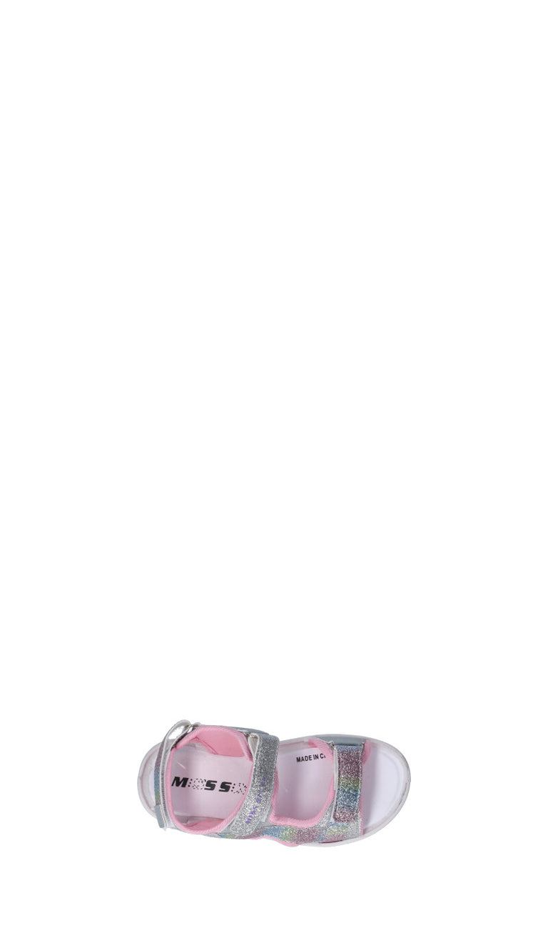 MISS SIXTY Sandalo bimba argento/rosa