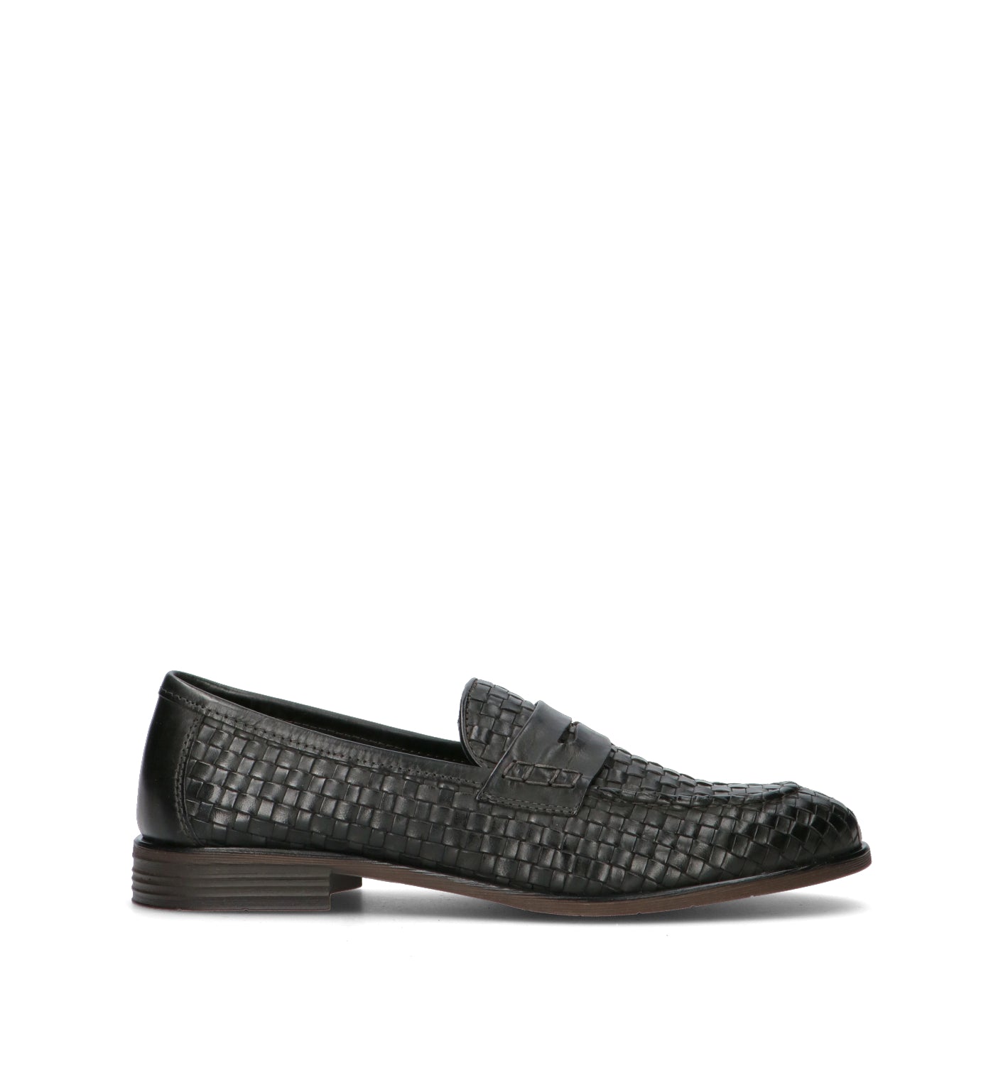 VUEVA Mocassino uomo navy in pelle