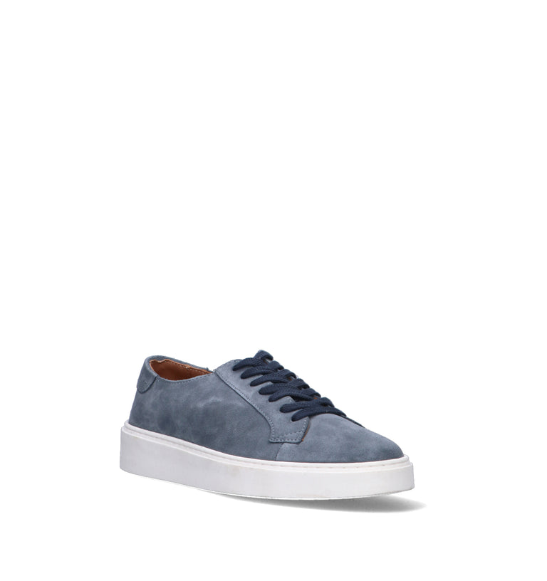 VUEVA Sneaker donna blu in suede