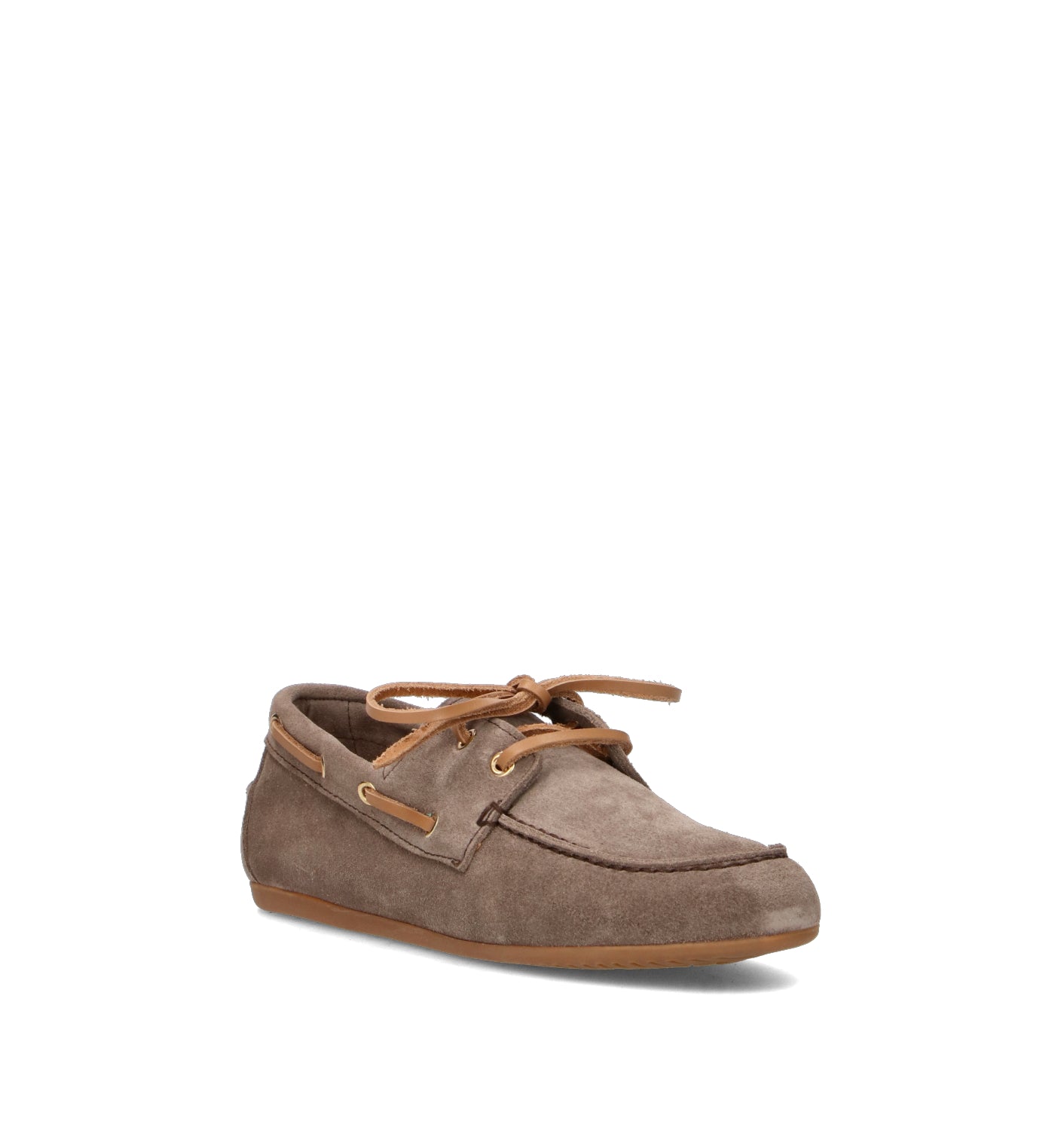 GRAFIA Scarpa barca donna taupe in suede
