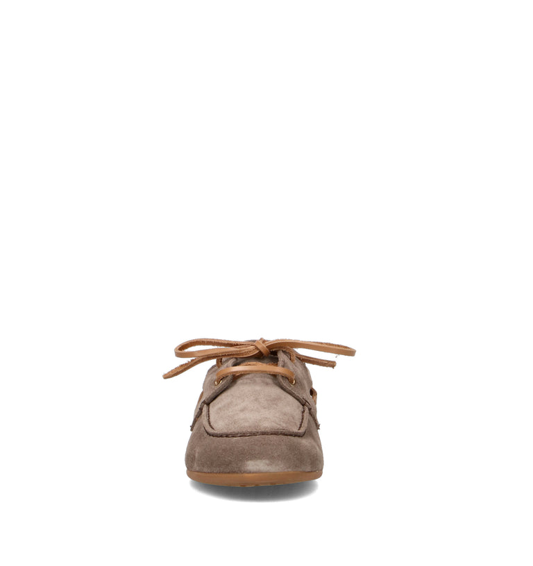 GRAFIA Scarpa barca donna taupe in suede