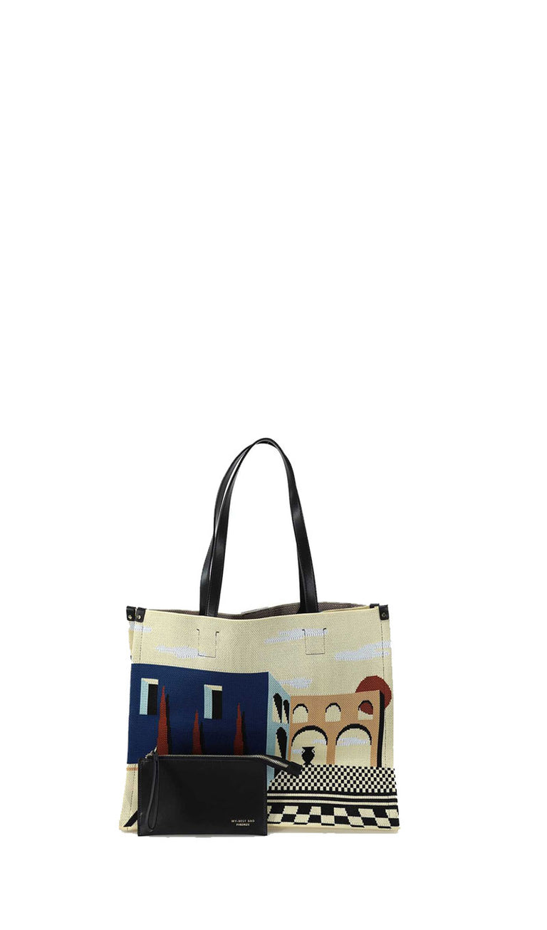 MY BEST BAG FIRENZE Borsa donna alba greca