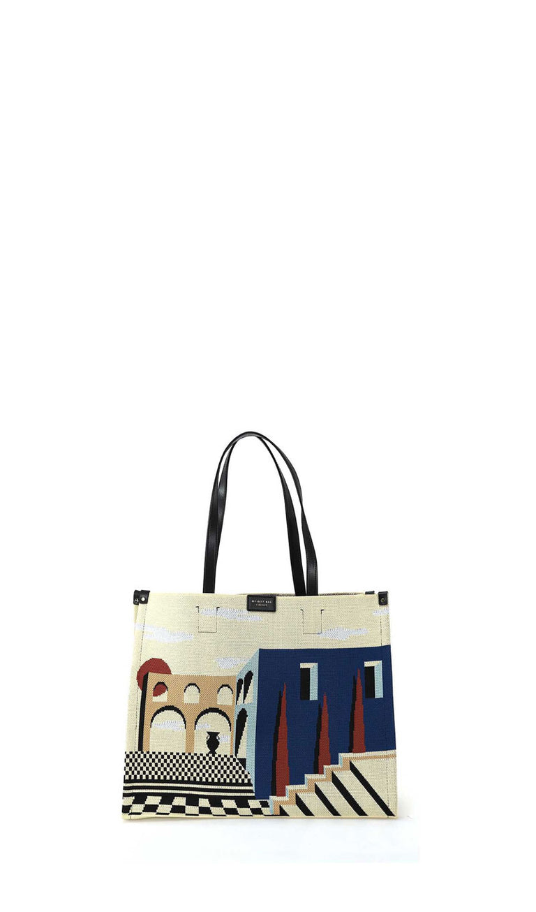 MY BEST BAG FIRENZE Borsa donna alba greca