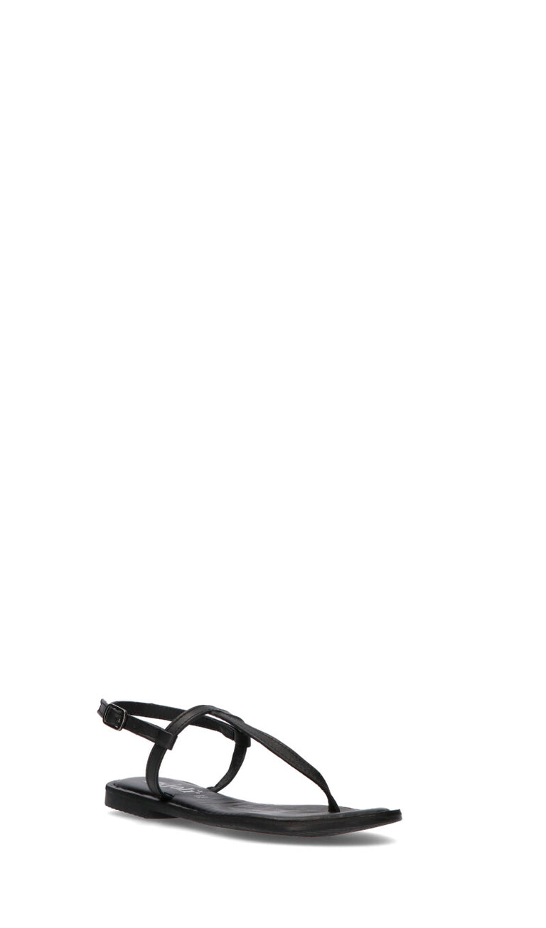 MYJOLI' Sandalo donna nero in pelle