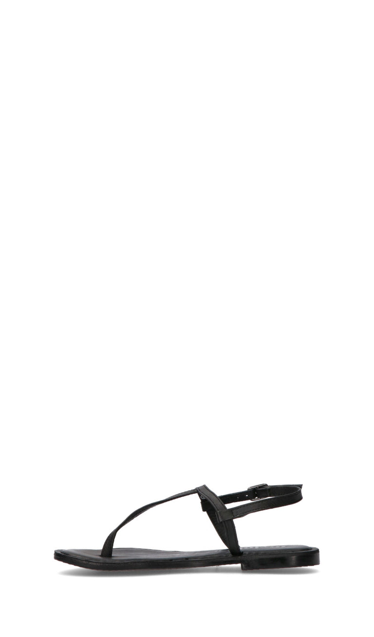MYJOLI' Sandalo donna nero in pelle
