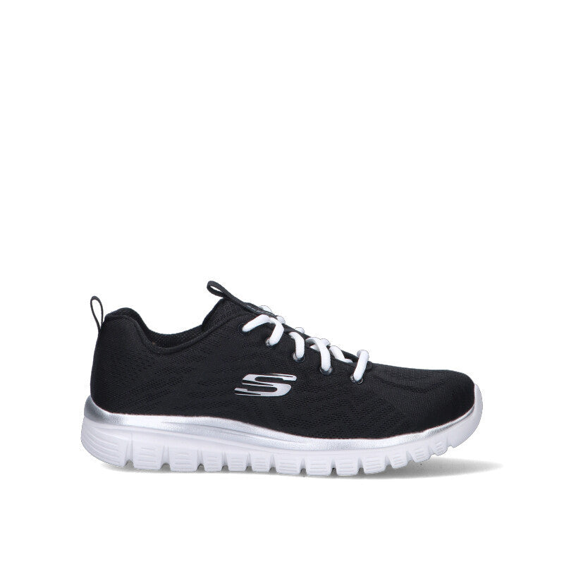 SKETCHERS Sneaker donna nera