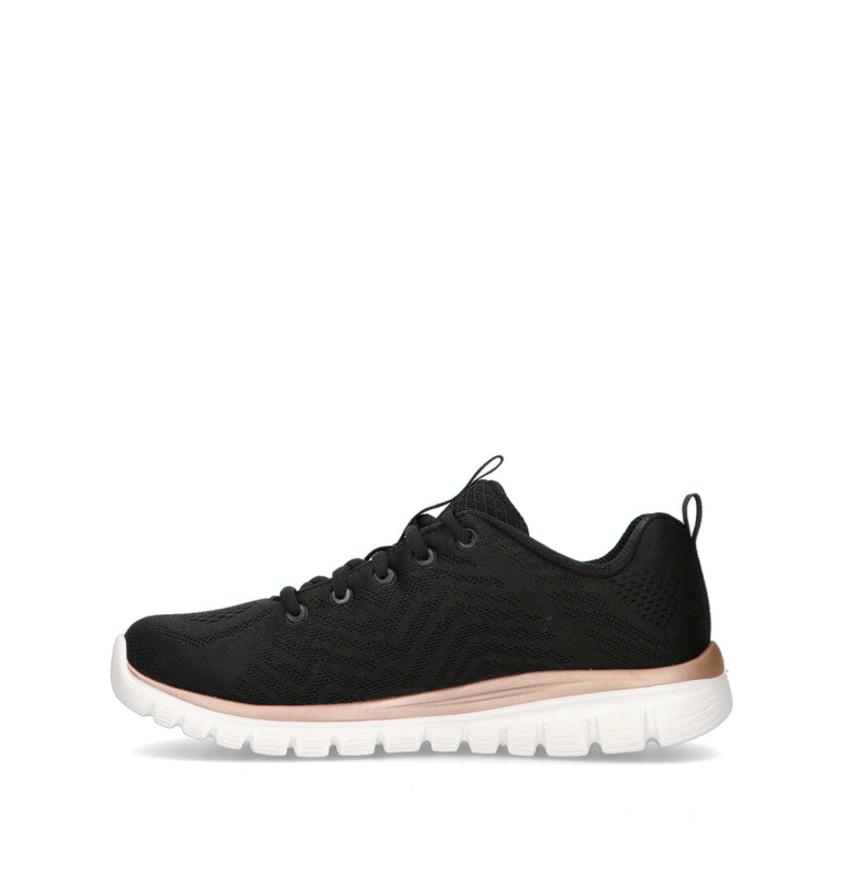 SKECHERS SPORT Sneaker donna nera
