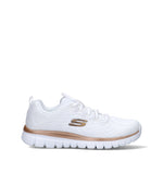 SKECHERS SPORT Sneaker donna bianca