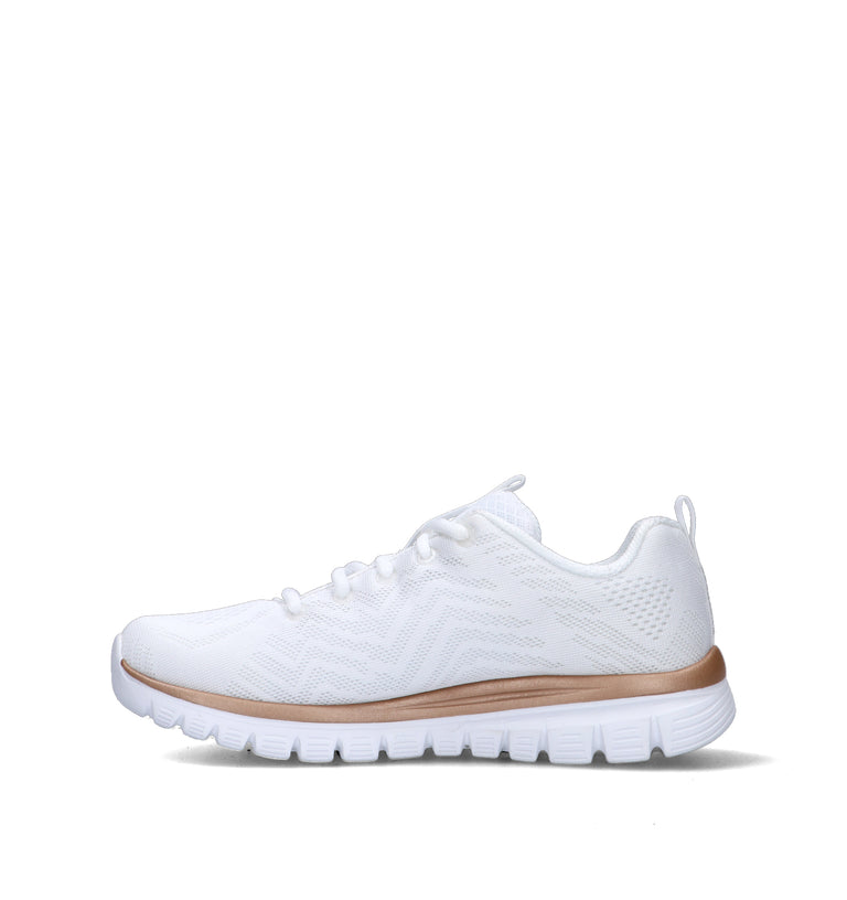 SKECHERS SPORT Sneaker donna bianca