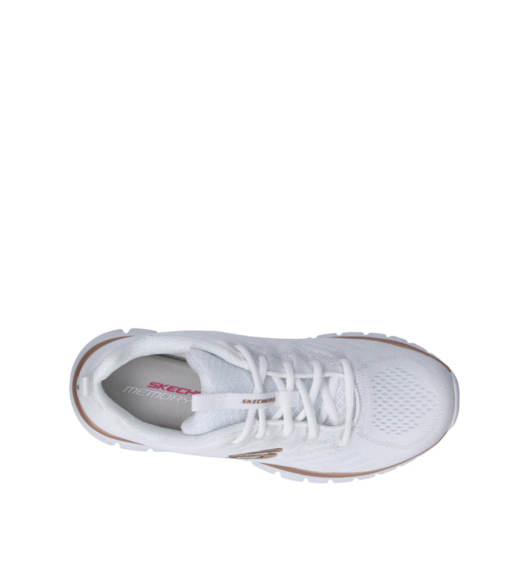SKECHERS SPORT Sneaker donna bianca