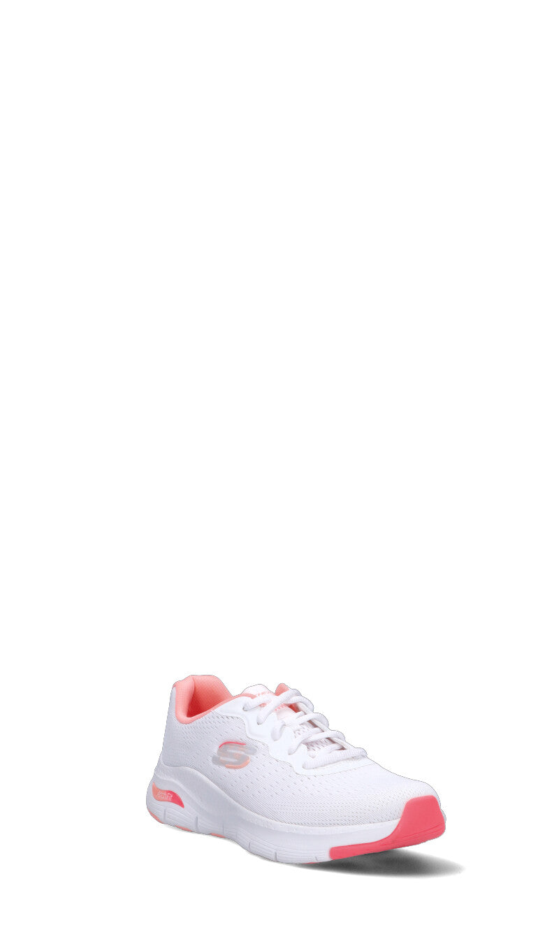 SKECHERS SPORT Sneaker donna bianca/rosa