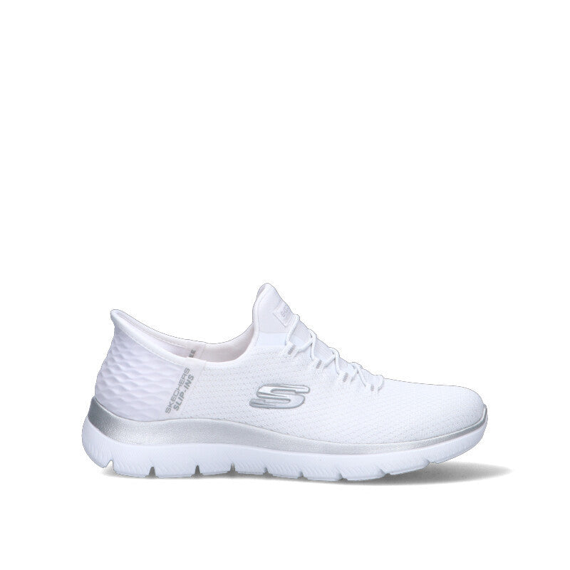 SKECHERS SPORT SUMMITS Scarpa running donna bianca