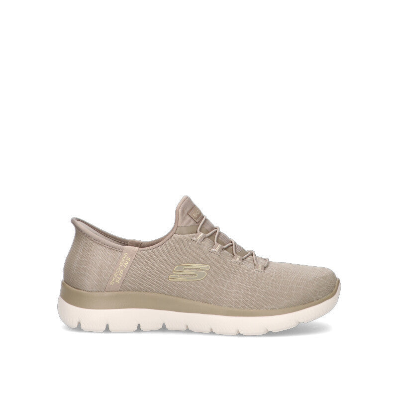 SKECHERS SPORT Sneaker donna taupe