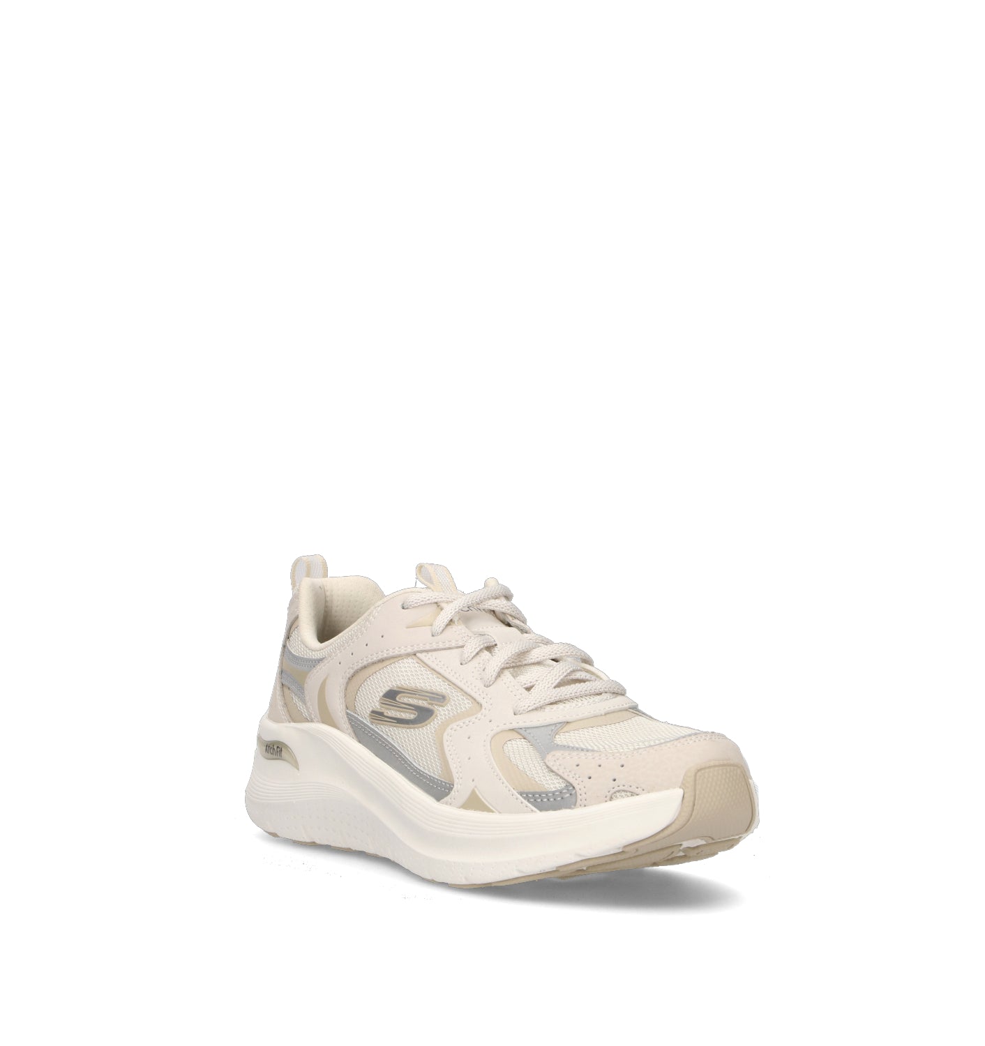 SKECHERS SPORT Sneaker donna panna