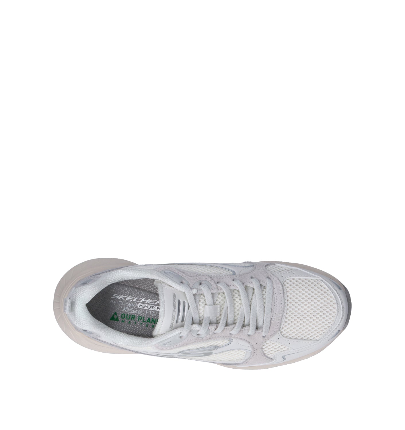 SKECHERS SPORT Sneaker donna bianca in pelle