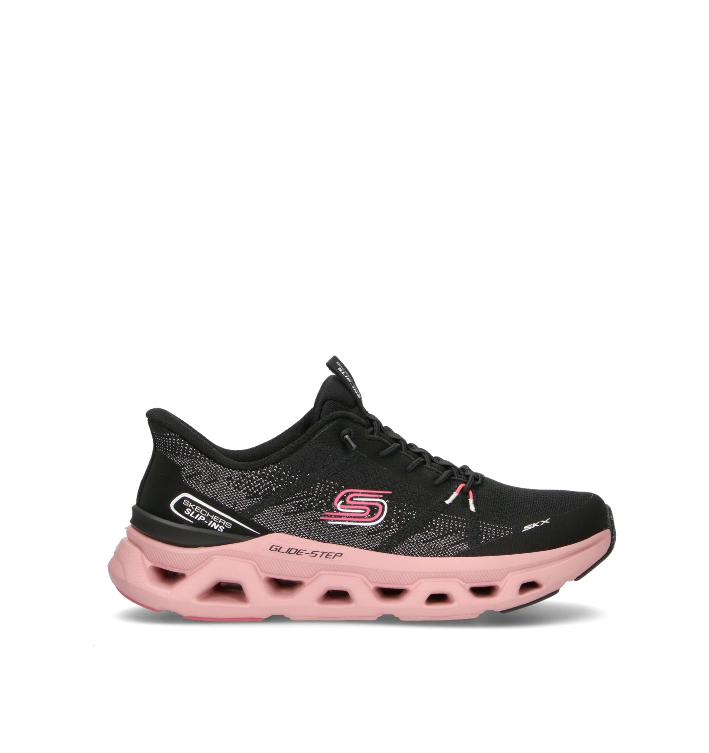 SKECHERS SPORT Sneaker donna nera/rosa