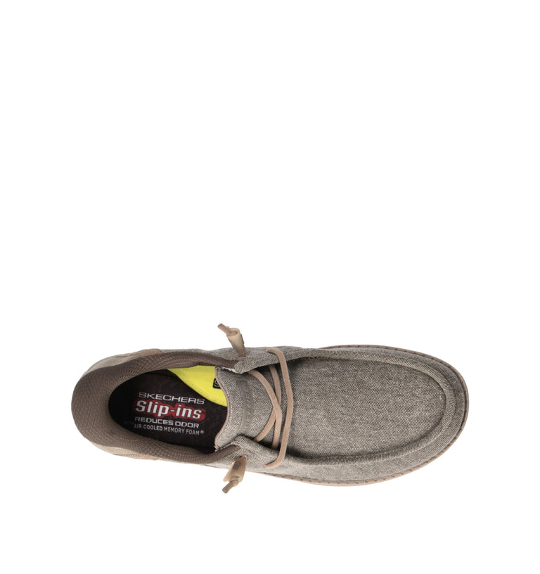 SKECHERS SPORT Mocassino uomo khaki