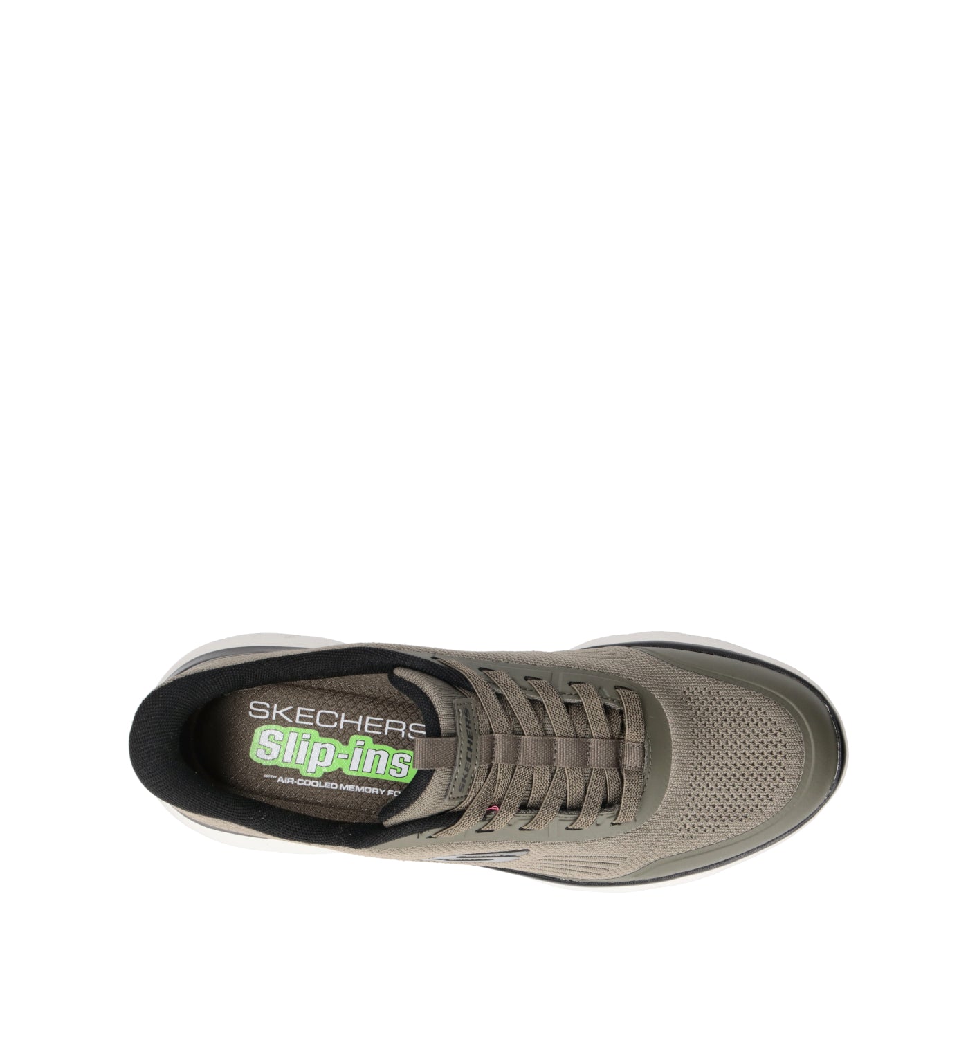 SKECHERS SPORT Sneaker uomo oliva/nera