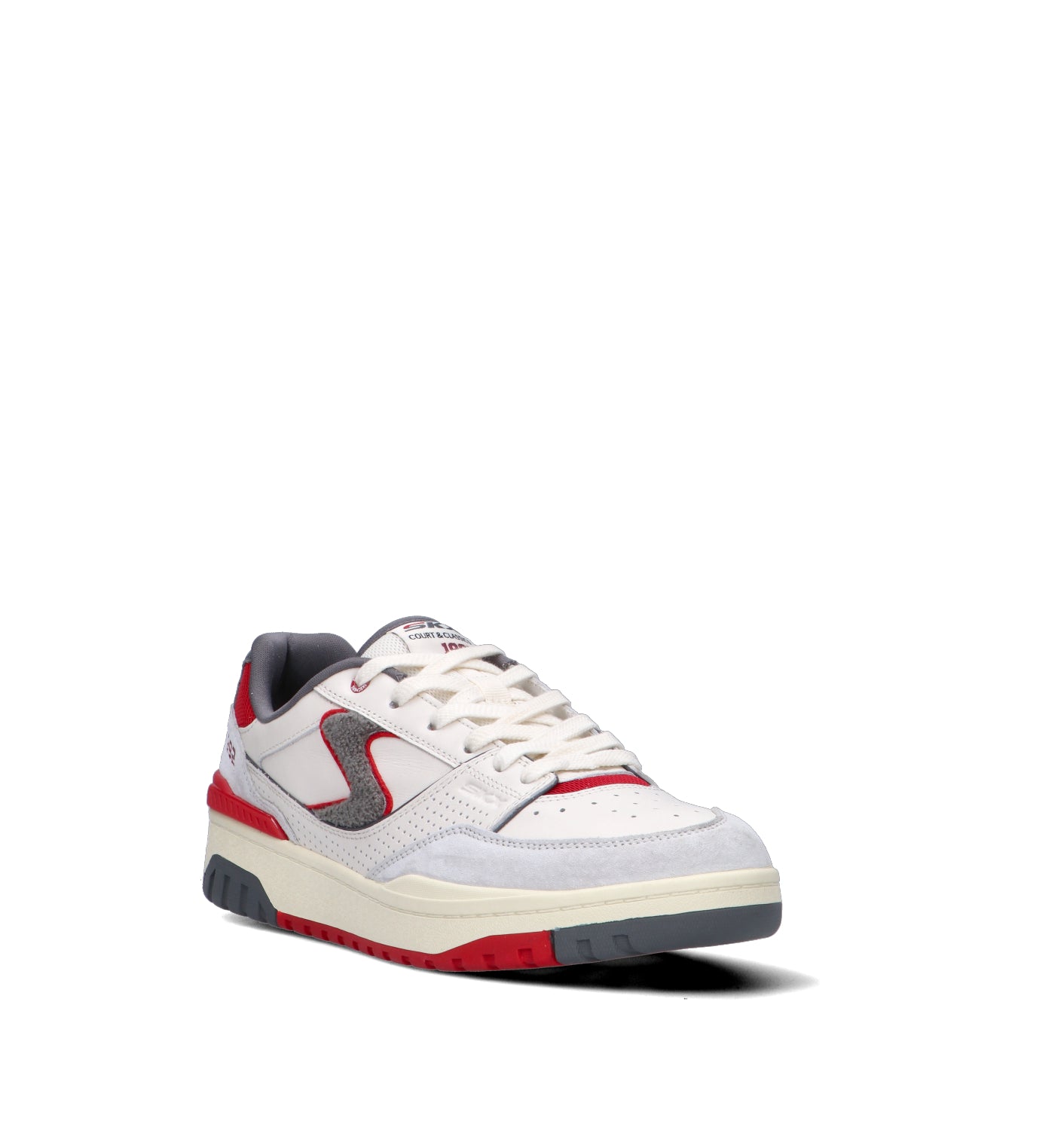 SKECHERS SPORT Sneaker uomo bianca in pelle
