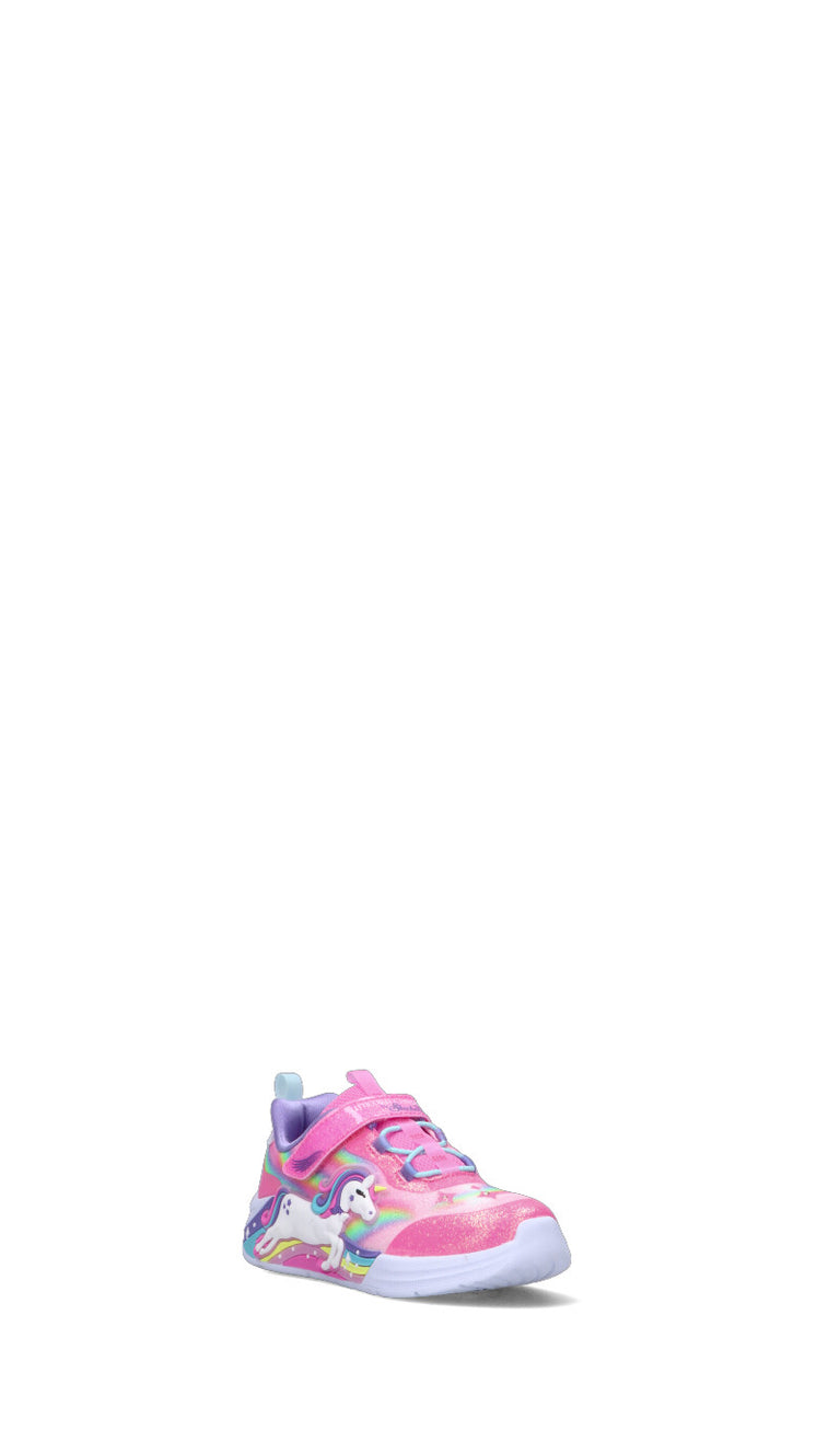 SKECHERS SPORT Sneaker bimba rosa con luci