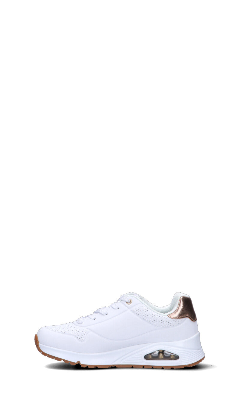 SKECHERS SPORT Sneaker ragazza bianca e oro