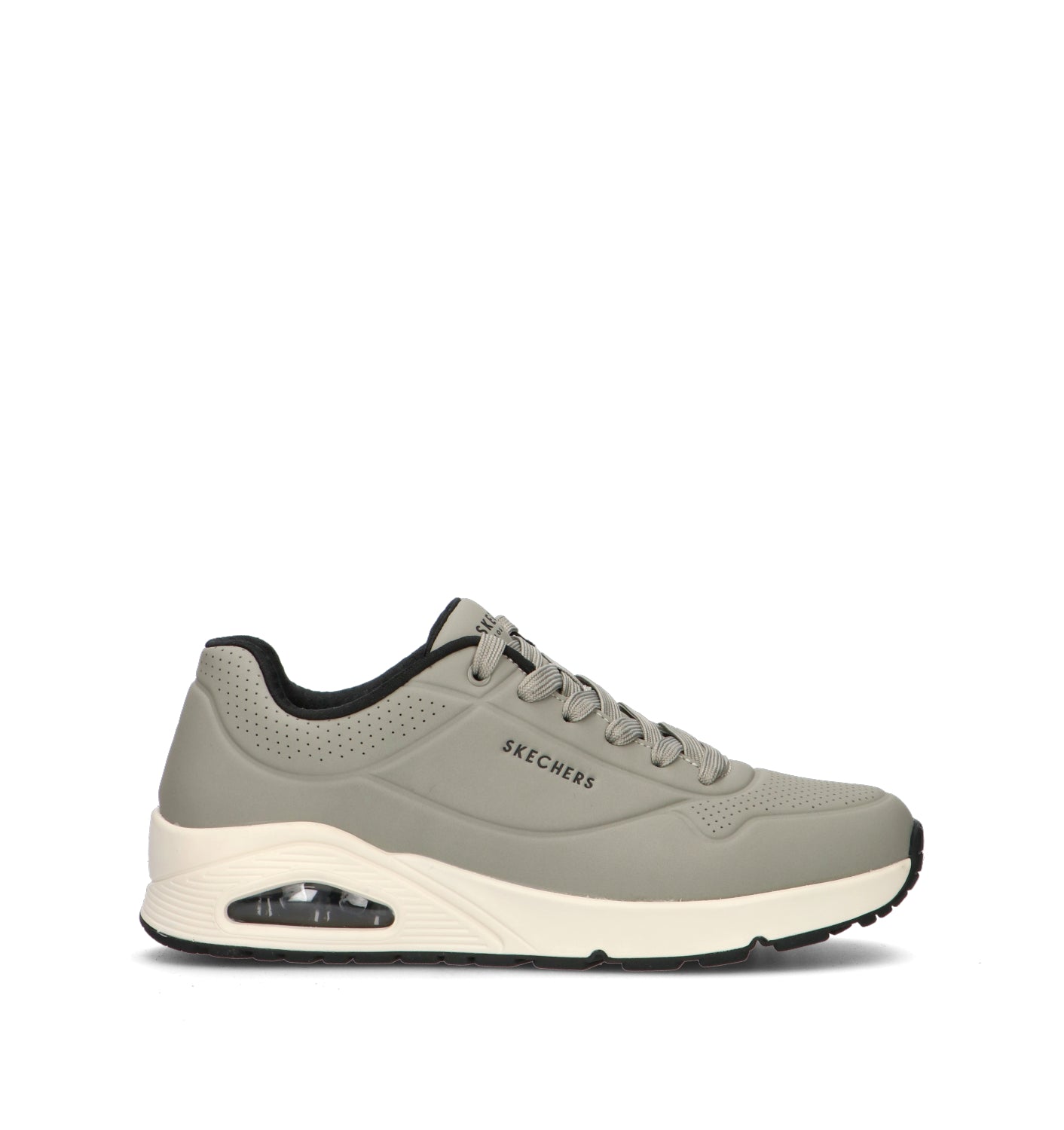 SKECHERS SPORT Sneaker uomo verde/nera