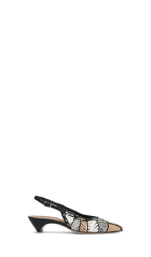 MARTINA T Slingback donna multicolor in pelle