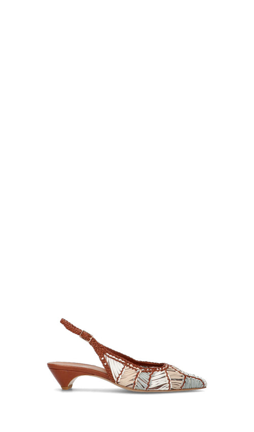 MARTINA T Slingback donna multicolor in pelle