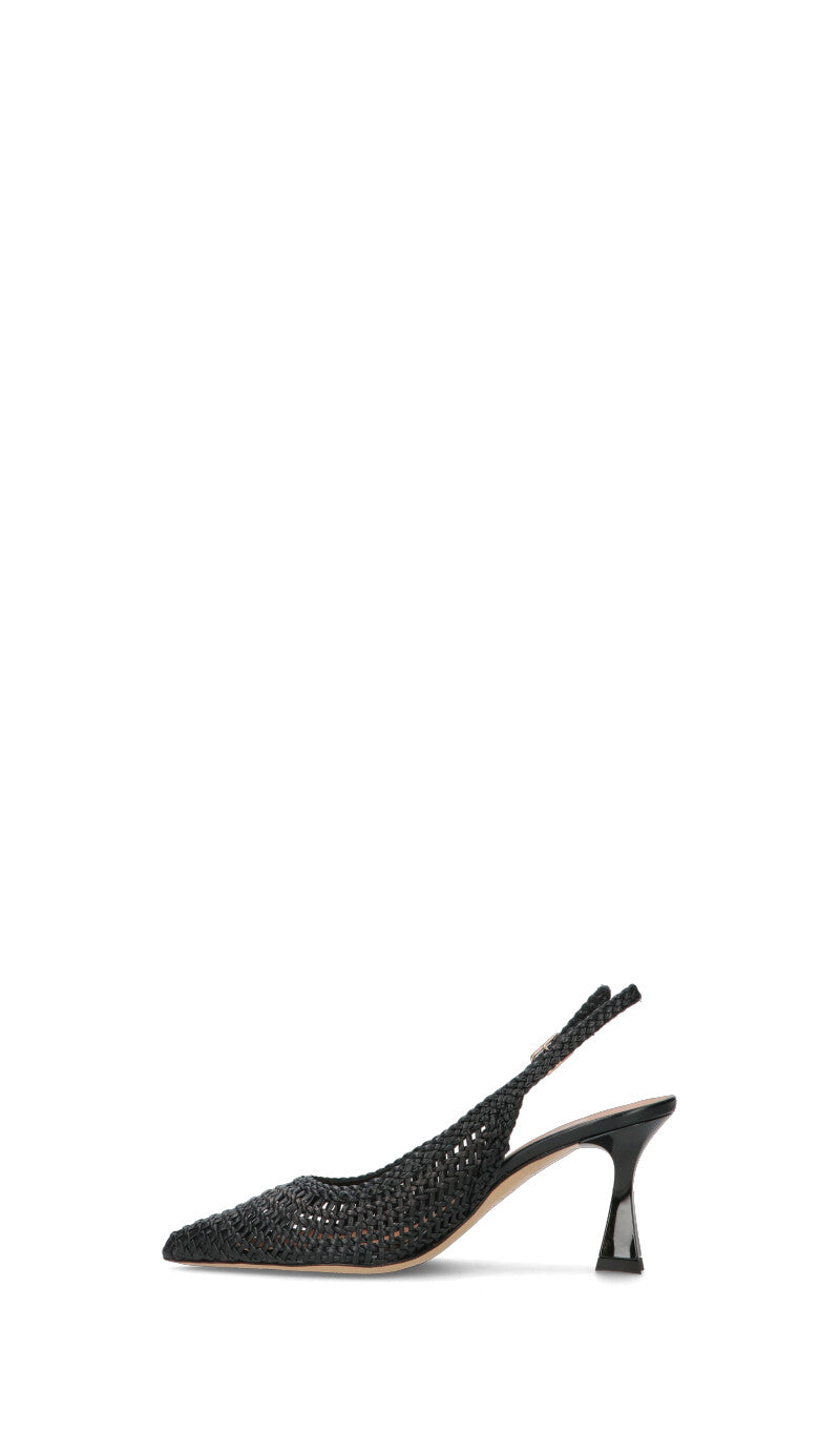 MARTINA T Slingback donna nera in pelle