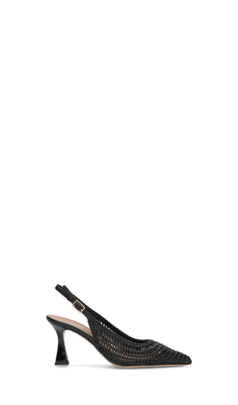 MARTINA T Slingback donna nera in pelle