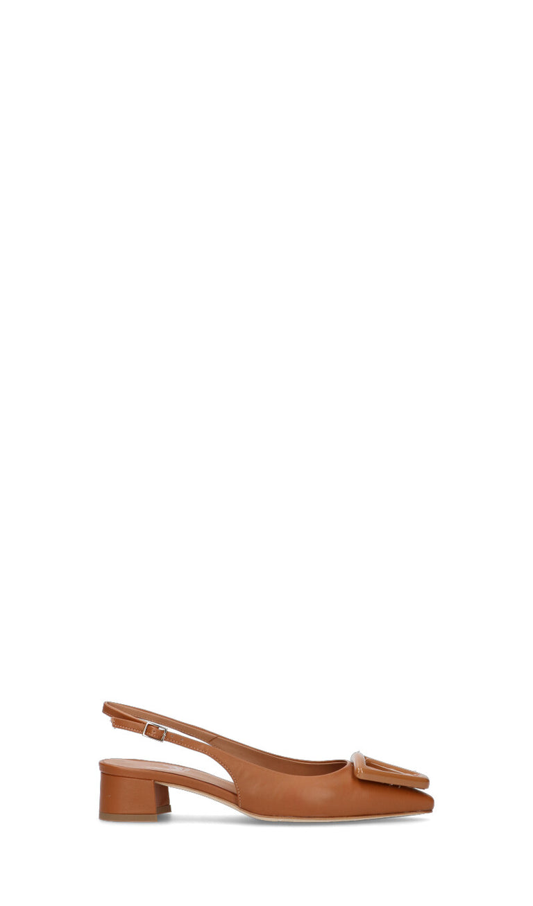 MARTINA T Slingback donna cuoio in pelle