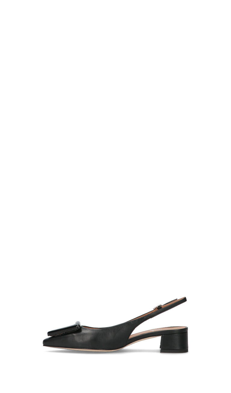 MARTINA T Slingback donna nera in pelle