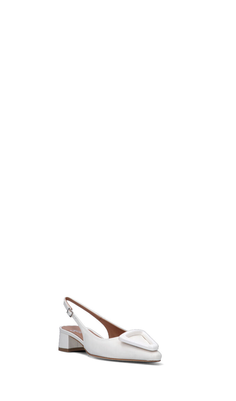MARTINA T Slingback donna bianca in pelle