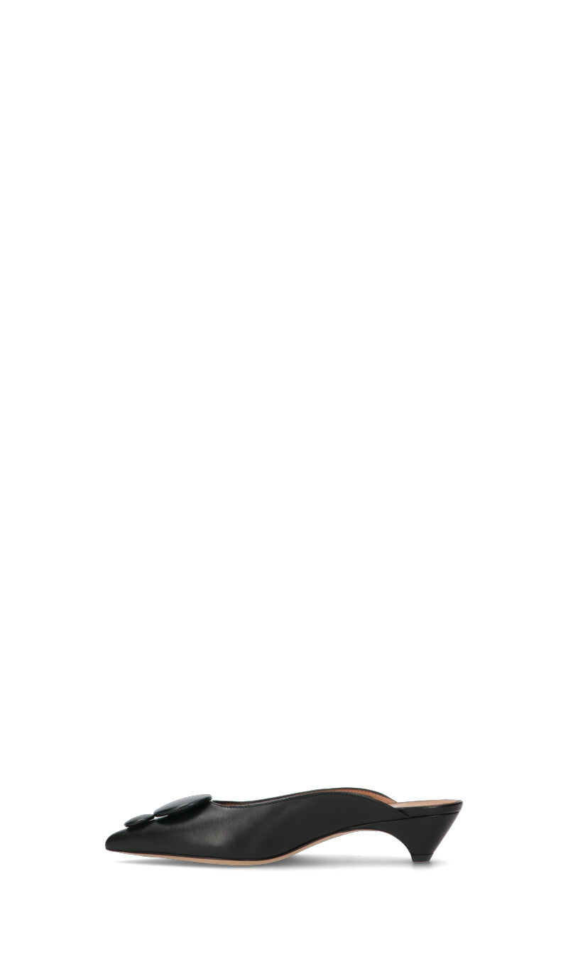 MARTINA T Sabot donna nera in pelle