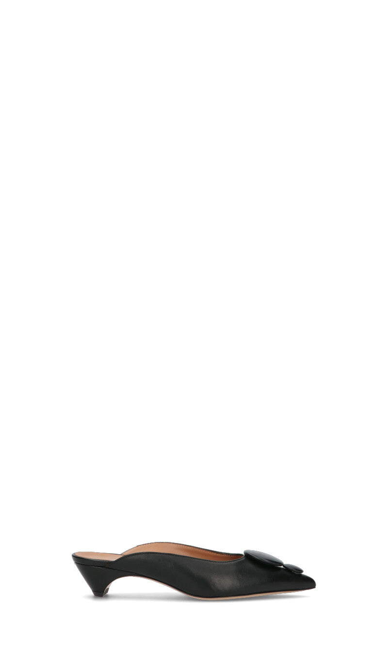 MARTINA T Sabot donna nera in pelle