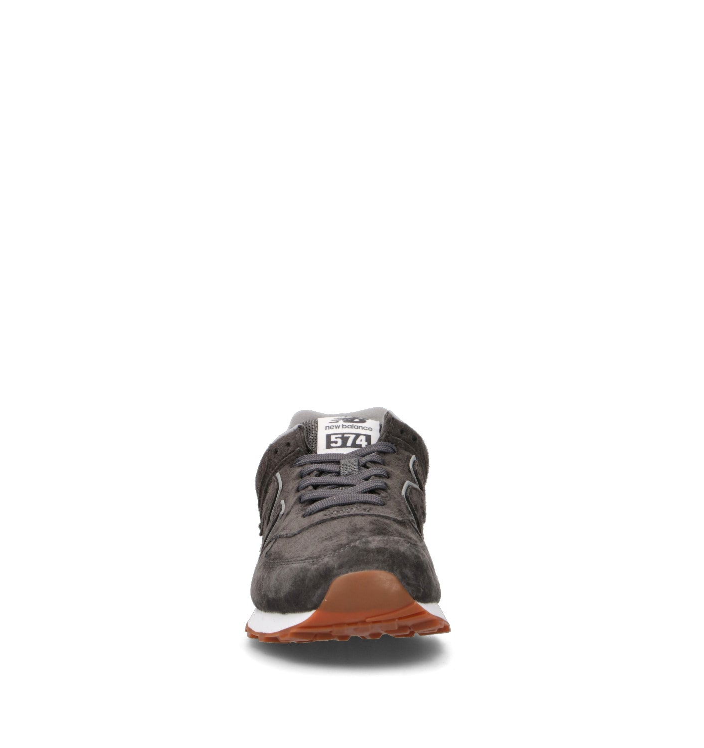 NEW BALANCE 574 Sneaker uomo nera in suede