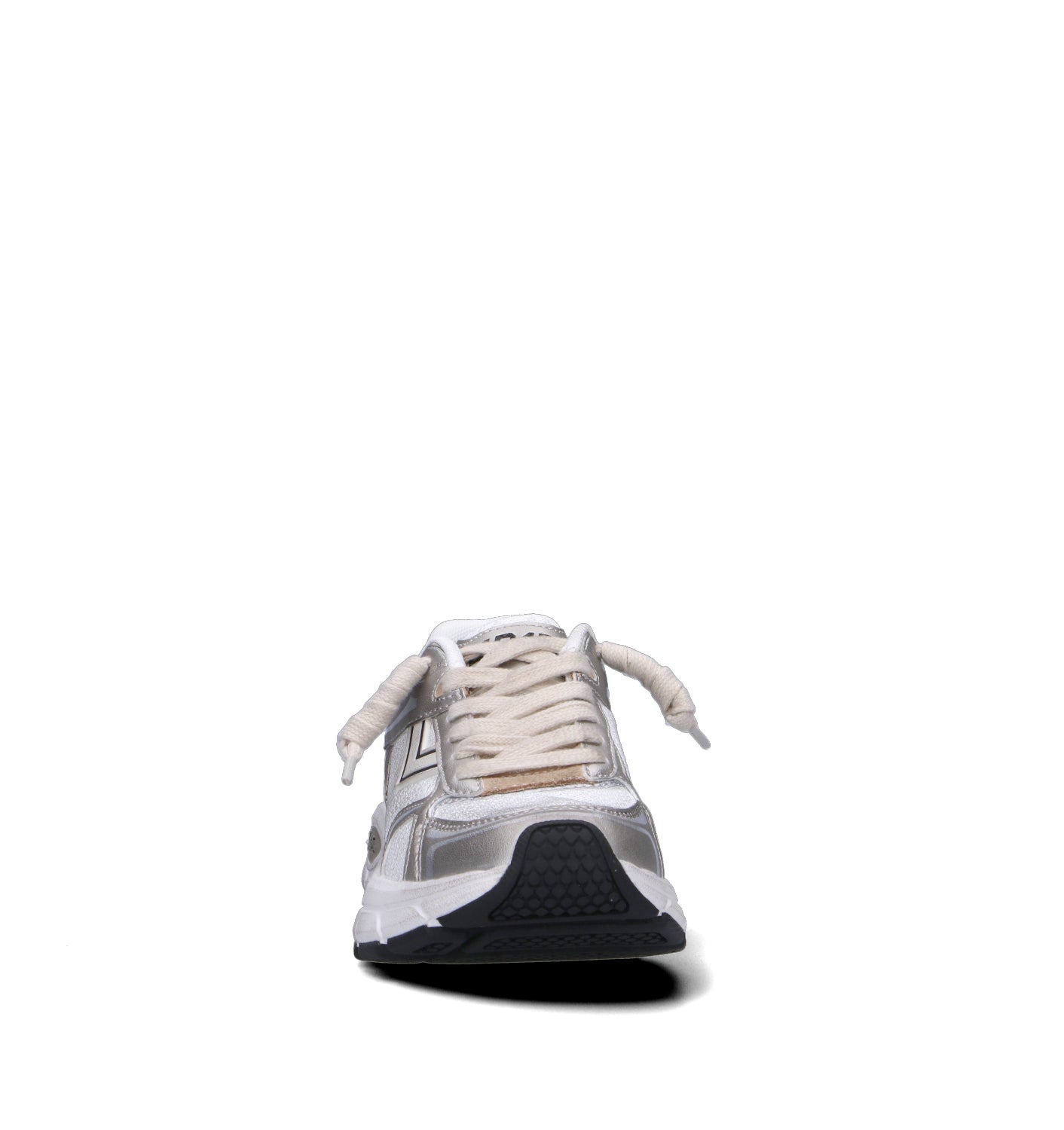 QUATTROBARRADODICI Sneaker donna platino