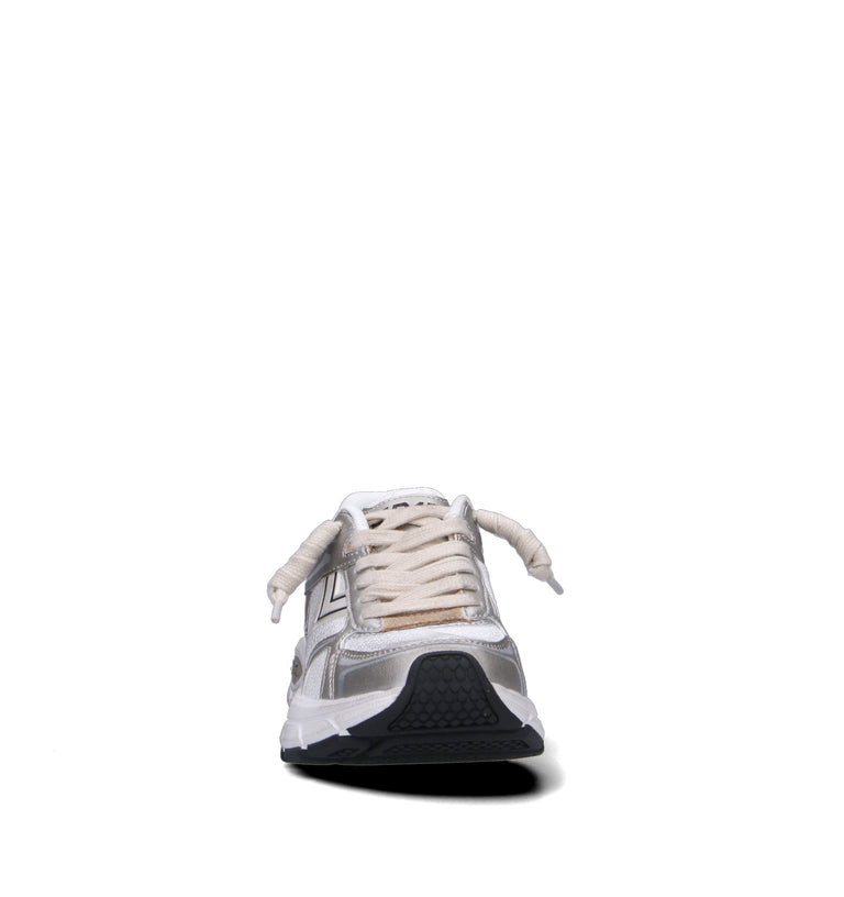 QUATTROBARRADODICI Sneaker donna platino