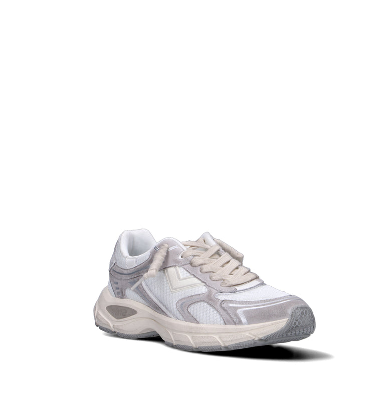 QUATTROBARRADODICI Sneaker uomo bianca/grigia