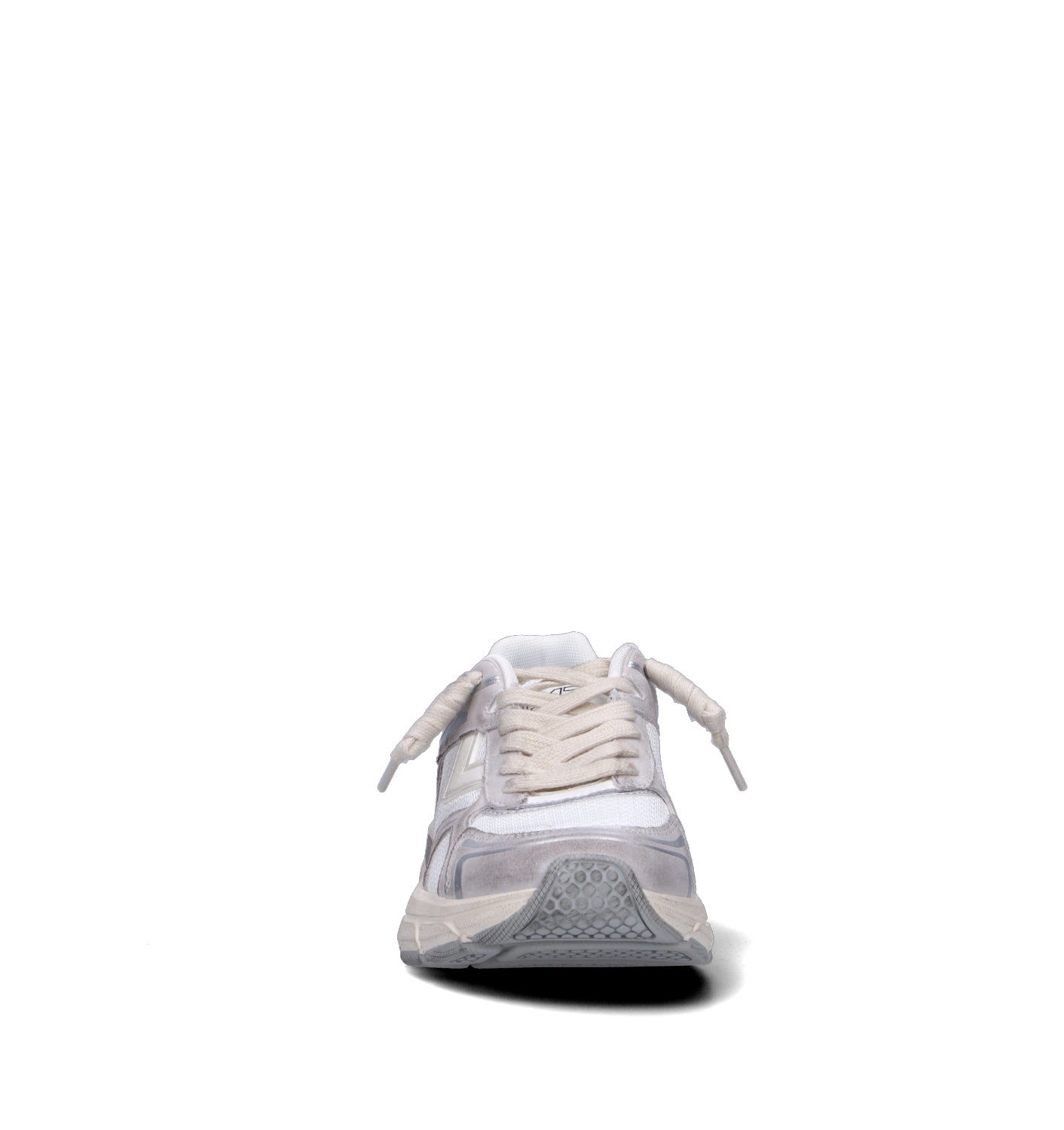 QUATTROBARRADODICI Sneaker uomo bianca/grigia