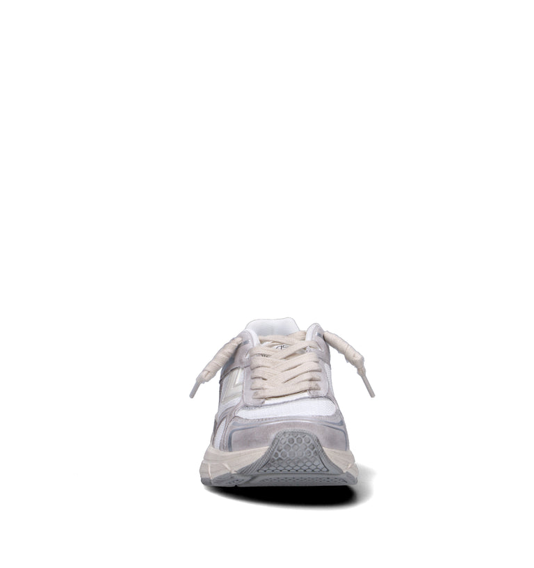 QUATTROBARRADODICI Sneaker uomo bianca/grigia