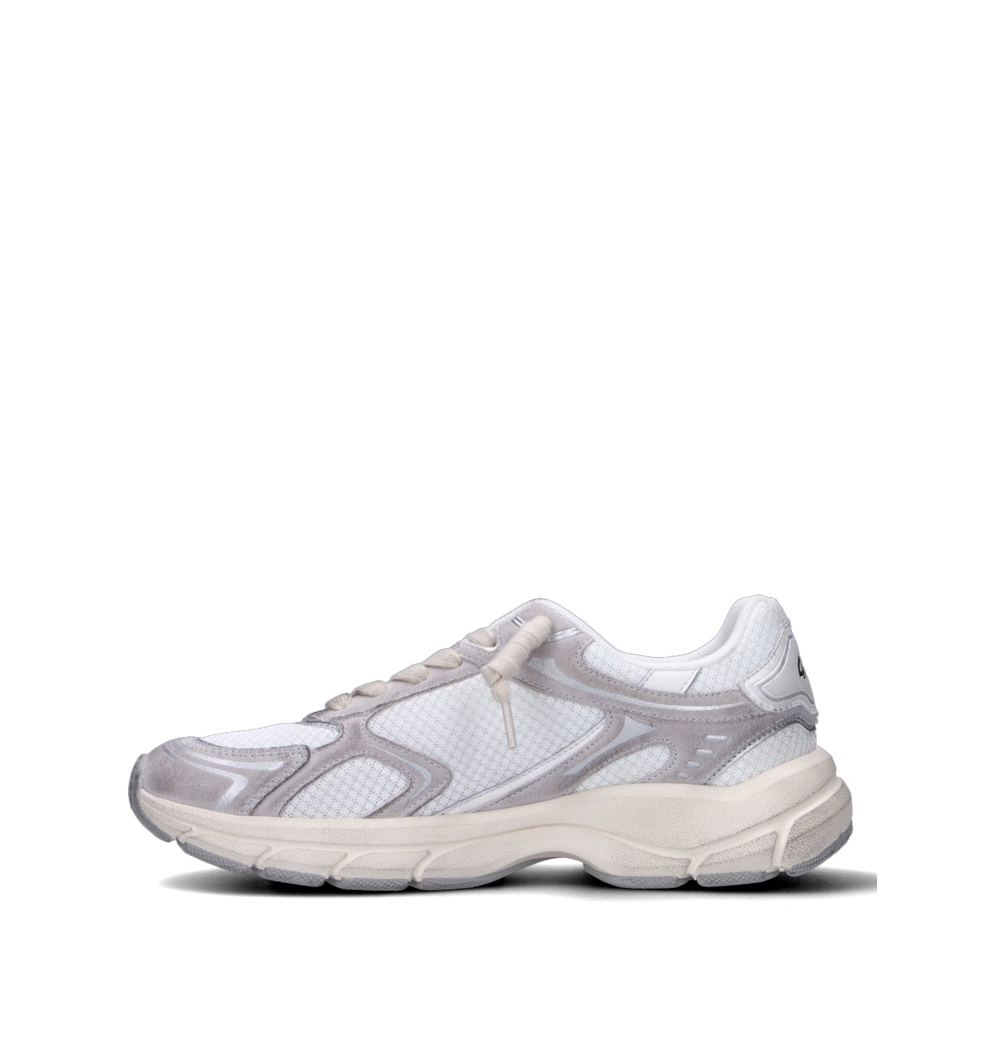 QUATTROBARRADODICI Sneaker uomo bianca/grigia