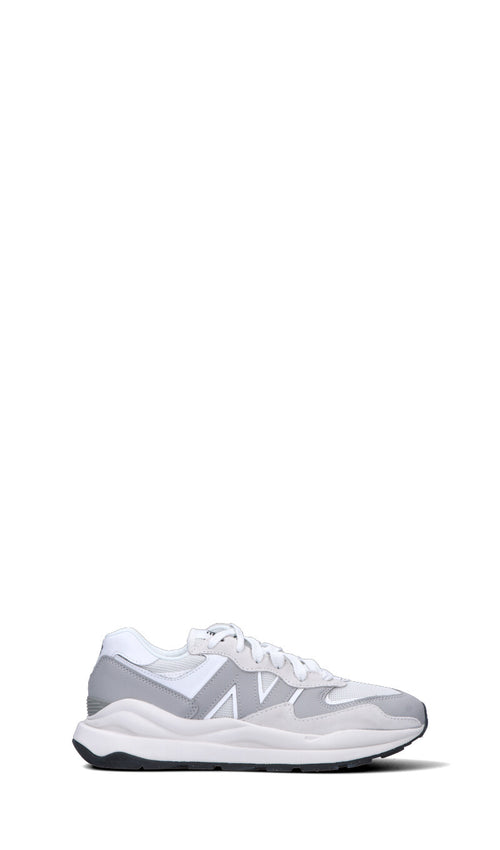 NEW BALANCE Sneaker uomo bianca/grigia in pelle