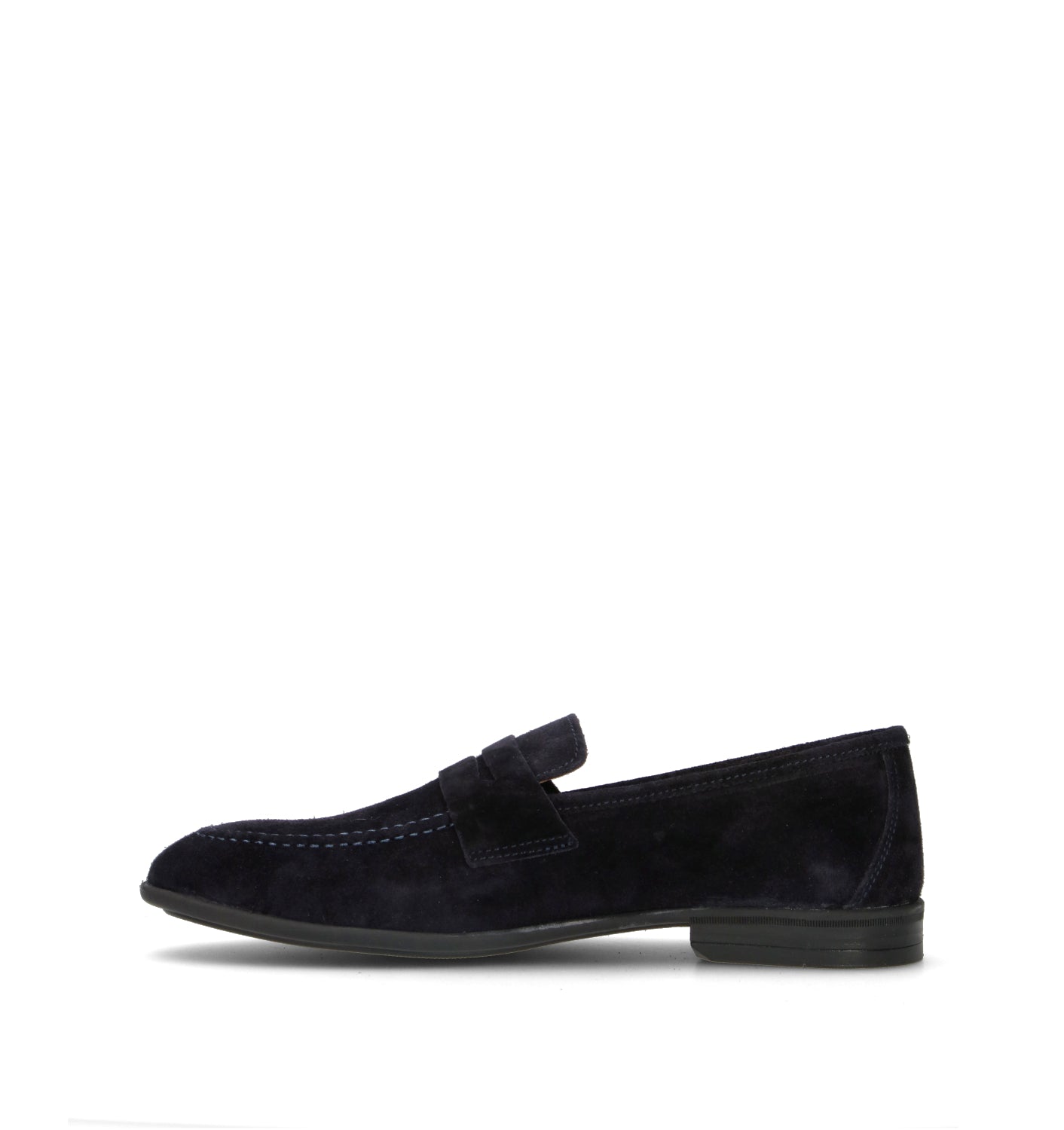 NEROFUMO Mocassino uomo blu in suede