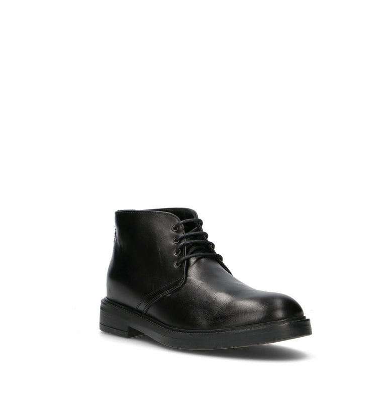 NEROFUMO Polacco uomo nero in pelle