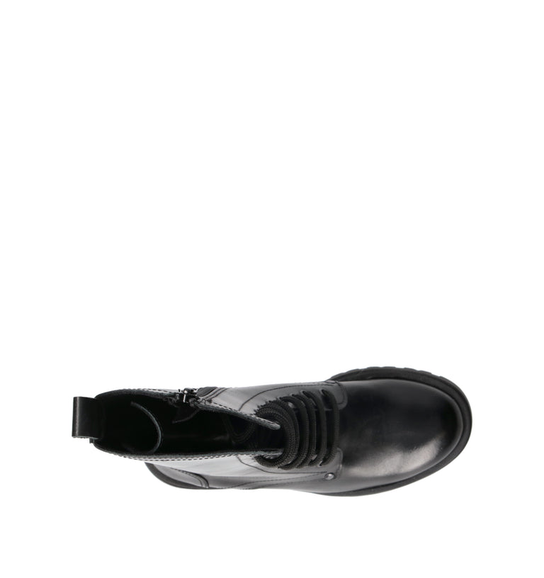 NEROFUMO Anfibio donna nero in pelle