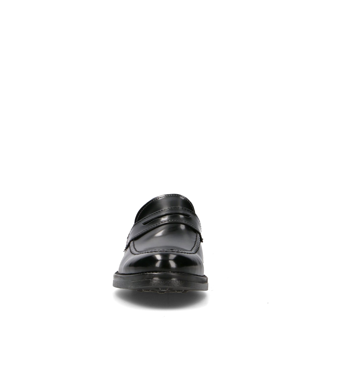 NEROFUMO Mocassino uomo nero in pelle