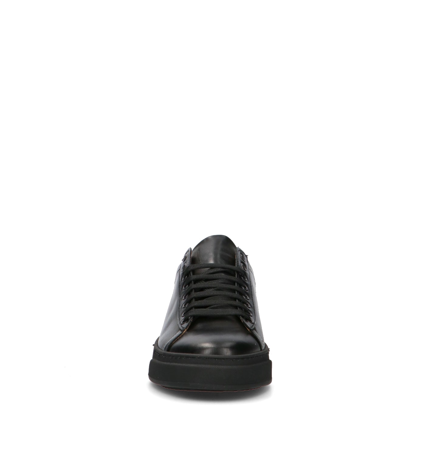 NEROFUMO Sneaker uomo nera in pelle