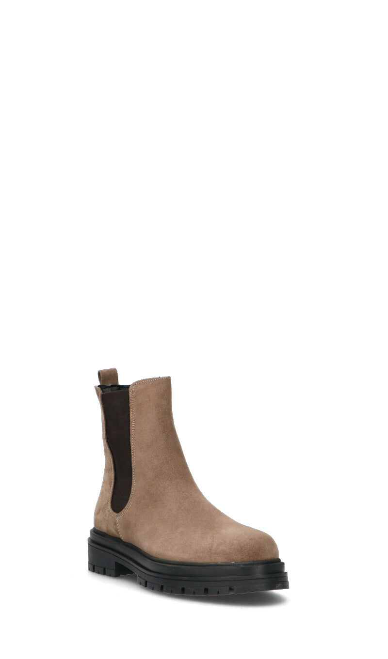 NEROFUMO Beatles donna taupe in suede