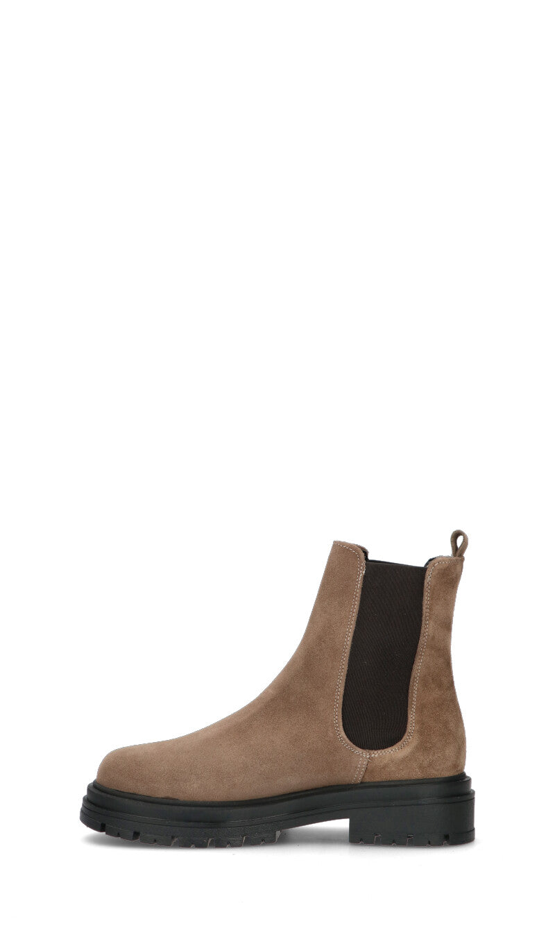 NEROFUMO Beatles donna taupe in suede